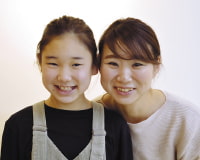 親子の写真