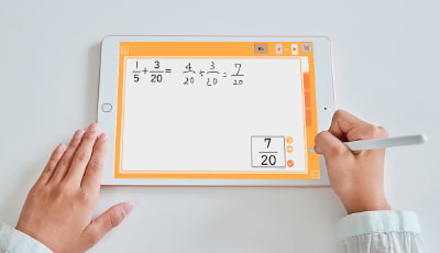 タブレット画面
